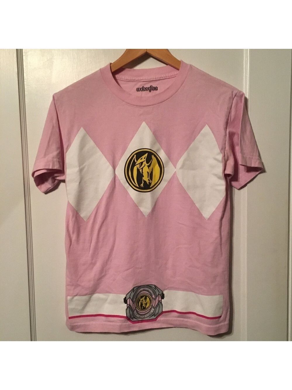 Pink ranger graphic t shirt